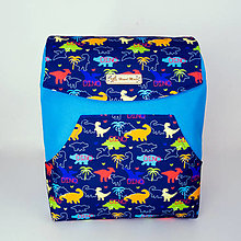 Detské tašky - Detský batoh (Modrý DINO) - 15238278_