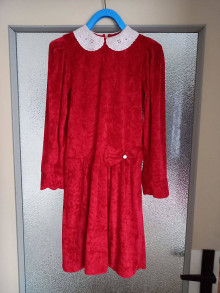 Šaty - Pekné sviatočné červené šaty - 15238708_