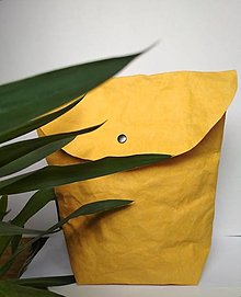 Batohy - Papírový batoh circle // yellow - 15236825_