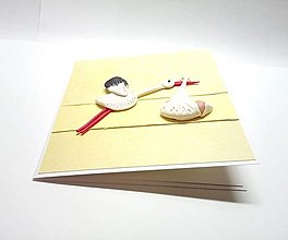 Papiernictvo - Pohľadnica ... priletí bocian UNI - 15241797_