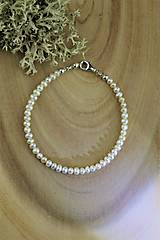 Náramky - prírodné perly náramok  20cm dlhý - 15242134_