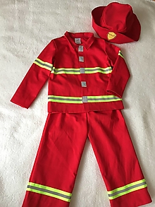 Detský textil - Kostým hasič - 15241524_