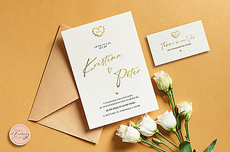 Papiernictvo - Svadobné oznámenie B#60 - 15239143_