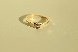 Prstene - Prsteň so sušeným kvetom  (54) - 15246015_