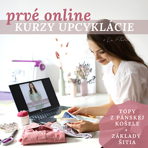 ONLINE KURZY UPCYKLÁCIE - predpredaj