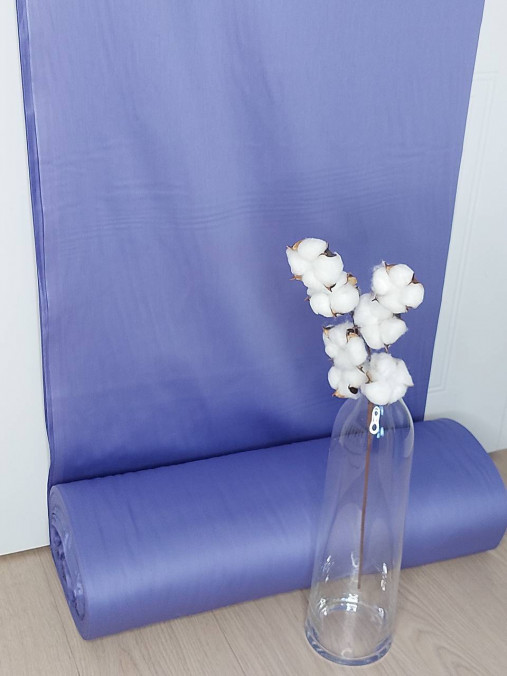 Textil - Bavlnený satén š.240cm - fialový - 15245566_
