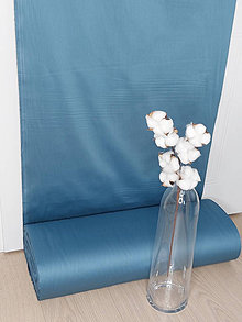 Textil - Bavlnený satén š.240cm - petrolejovo-modrý - 15245568_