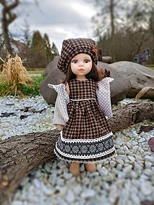 Hračky - Oblečenie s baretkou pre bábiku Paola reina 32 cm - 15247817_