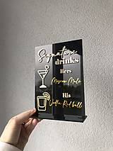 Tabuľky - Drink menu - 15247955_