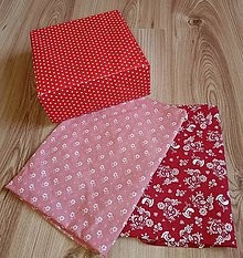 Iné oblečenie - Valentínsky darček pre ženu - darčekové zástery červená a ružová - 15247831_