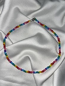 Náhrdelníky - Rainbow necklace - 15248976_
