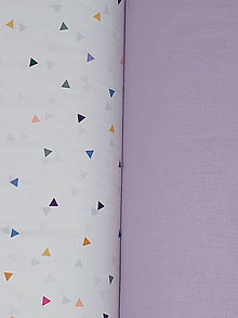 Textil - Bavlna Renforcé š.240cm - trojuholníky - 15247232_