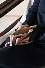 Na mobil - Phone purse Nude Leather - 15249690_