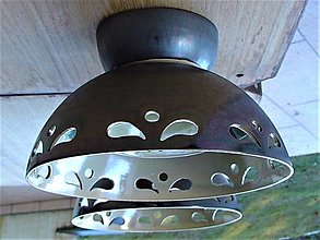 Svietidlá - Stropná lampa Tepaný bronz - 15251125_