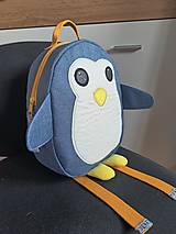 Detské tašky - Detský ruksak tučniak - 15253270_