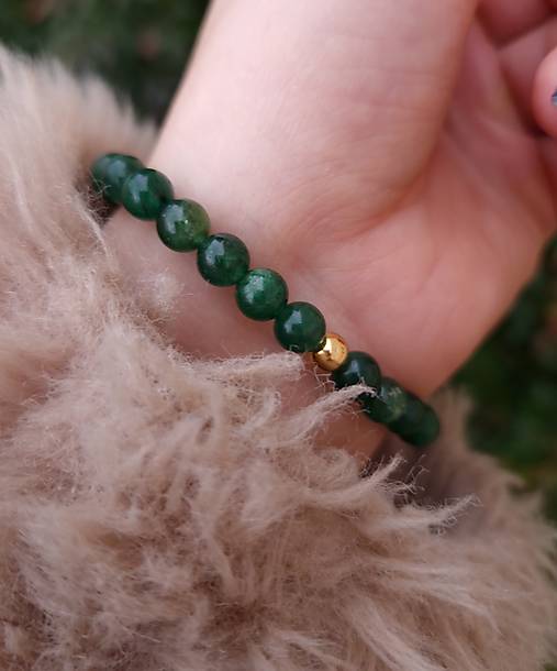Náramok Tanzurín Emerald (smaragdový) so striebrom