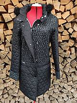 Bundy a kabáty - Dámsky kombinovaný zimný kabát - 15252598_