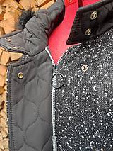 Bundy a kabáty - Dámsky kombinovaný zimný kabát - 15252599_