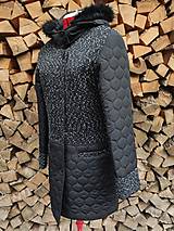 Bundy a kabáty - Dámsky kombinovaný zimný kabát - 15252600_