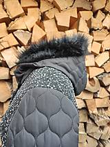 Bundy a kabáty - Dámsky kombinovaný zimný kabát - 15252602_