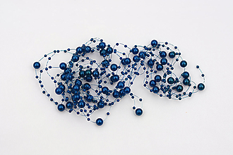 Korálky - Modrozelené perličky - 15255060_