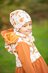 Detské oblečenie - prechodný softshell kabátik líška - 15254675_
