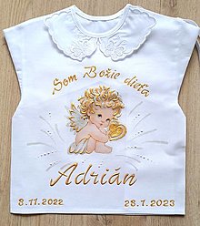 Detské oblečenie - Košieľka na krst - 15255880_