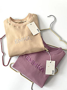 Detské oblečenie - Detská mikina s menom EMKA/EMMKA - 15256088_