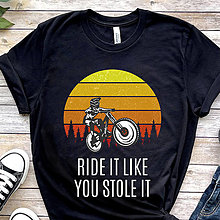 Topy, tričká, tielka - Tričko pre cyklistu, tričko cyklista, bicykel, bicyklovanie, bycikel, cyklisticke tricko, tričká pre mužov, potlač - 15256925_