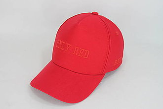 Čiapky, čelenky, klobúky - Šiltovka ONLY RED. - 15258791_