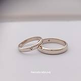 Prstene - minimalistické obrúčky - 15257338_