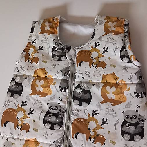 Detský textil - spací vak  s nožkami1,5 TOG (100) - 15261756_