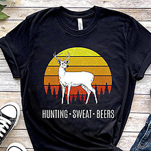 Topy, tričká, tielka - Tričko pre poľovníka, poľovník, poľovnícke trická, poľovnícke tričko, tričká pre mužov, pánske tričko s potlačou - 15259944_