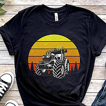 Topy, tričká, tielka - Tričko pre traktoristu, tričko farmár, traktor, Tričko pre farmárov, tričká pre mužov, pánske tričko s potlačou, potlač - 15261536_