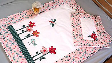 Detský textil - Detská deka s aplikáciami - 15261782_