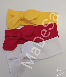 Detské čiapky - ..."žltá" , "červená" , "biela"... - 15262641_