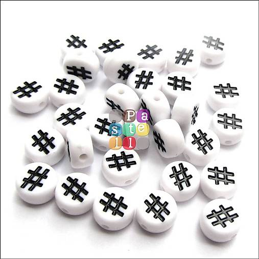 Korálky - (7336) Mriežka, 7 x 3 mm - 1 ks - 15262665_
