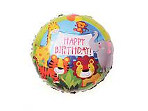 Polotovary - Nafukovací balónik Happy Birthday - 15264324_