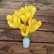Dekorácie - Žlté tulipány do vázy - 15264721_
