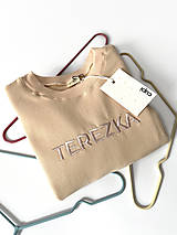 Detské oblečenie - Detská mikina s menom TEREZKA - powder - 15264624_