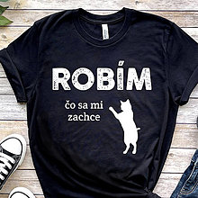 Topy, tričká, tielka - Tričko s mačkou, tričko s mačkami, tričko s potlačou mačiek, mačka, mačky, mačička, tričko pre ženy, darček pre ženu - 15266529_