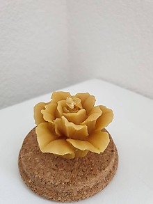 Sviečky - Karmínová ruža malá - 15266769_
