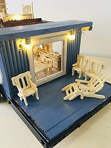 Hračky - Drevený model Tiny House - 15266975_