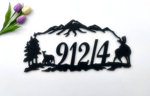 Tabuľky - Číslo na dom - čaro lesa - 15267959_