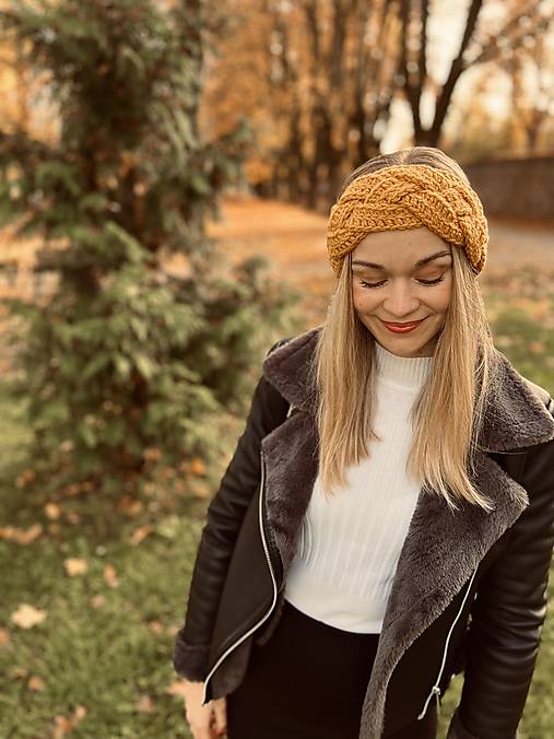 Čiapky, čelenky, klobúky - Čelenka-Pletenka - 15270233_