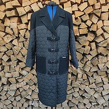 Bundy a kabáty - Dámsky zimný kabát s bundovinou vzorok -50%  52,5€ - 15269344_
