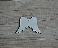 Polotovary - drevený výrez Anjelské krídla - 15272951_