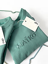 Detské oblečenie - Detská mikina s menom MARTINKO/MAŤKO - old green - 15271029_