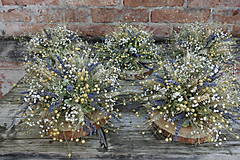 Dekorácie - Svadobná výzdoba zo sušených kvetov - 15276334_