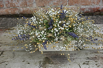Dekorácie - Svadobná výzdoba zo sušených kvetov - 15276327_